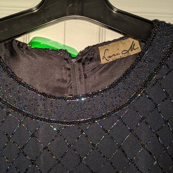 Lori M collection black dress - Picture 4 of 4